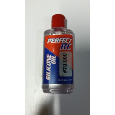 ÓLEO DE SILICONE DENSIDADE 70000 60ml PARA DIFERENCIAL PERFECT RC PER70.000